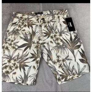 MAVI Mens Jay Summer Festival Beige/Gray Hawaiian shorts size 32